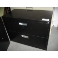 Hon 2 Drawer Lateral File Cabinet Black 42"
